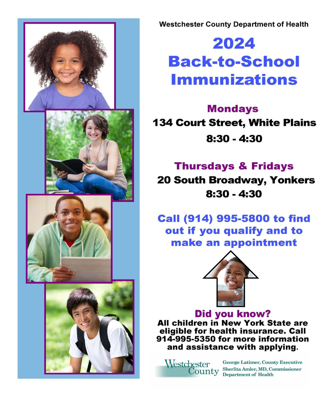 Back to School Vaccine Clinics