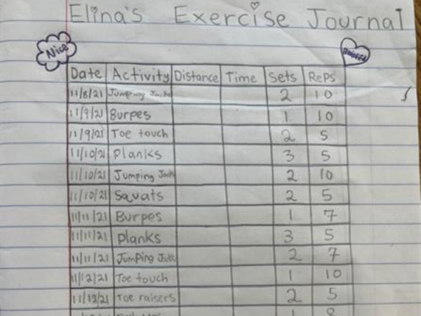 EXERCISE LOG